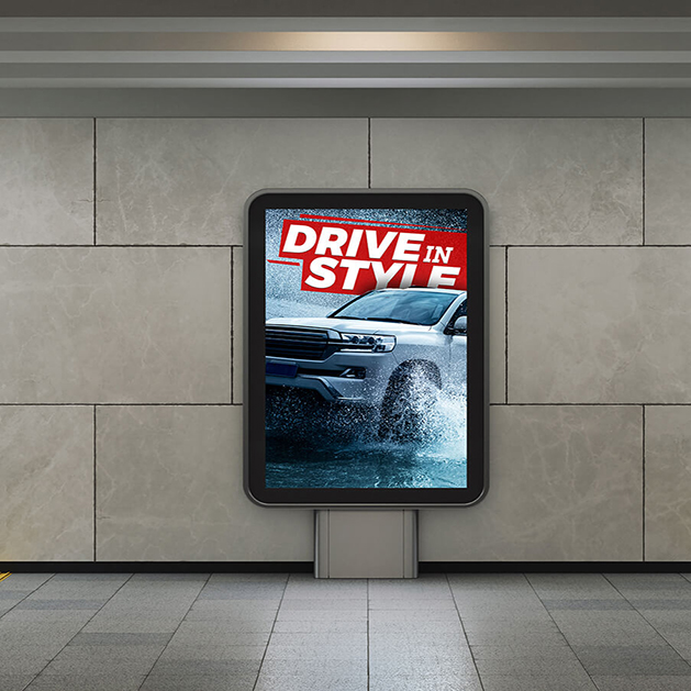 Hộp đèn màng mềm UV hình hộp, hình tròn khung nhôm siêu nhẹ và bền