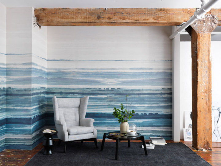 In vải dán tường UV liền mạch khổ 3.2 mét - PVC Free Seamless Polyester Wall Fabric - Ảnh 6