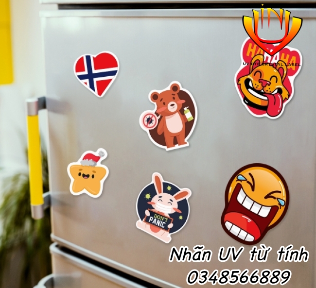 Decal UV từ tính dán xe, tủ lạnh dễ dàng thay thế - Magnetic Decal, Sticker
