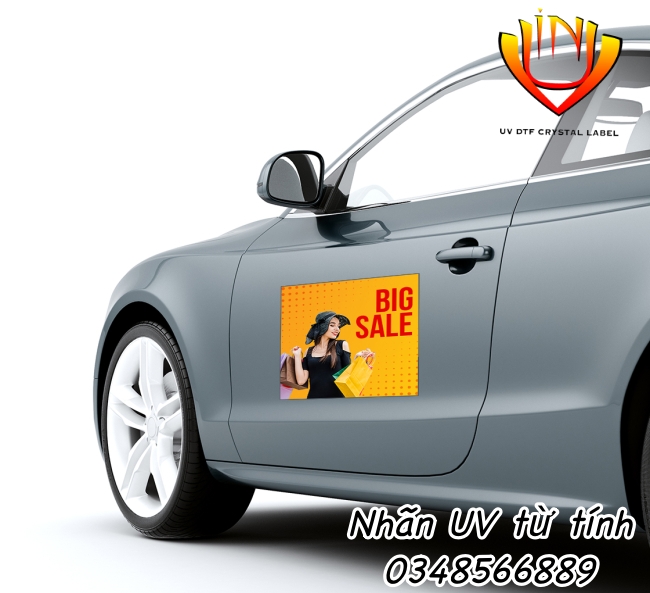 Decal UV từ tính dán xe, tủ lạnh dễ dàng thay thế - Magnetic Decal, Sticker - Ảnh 8