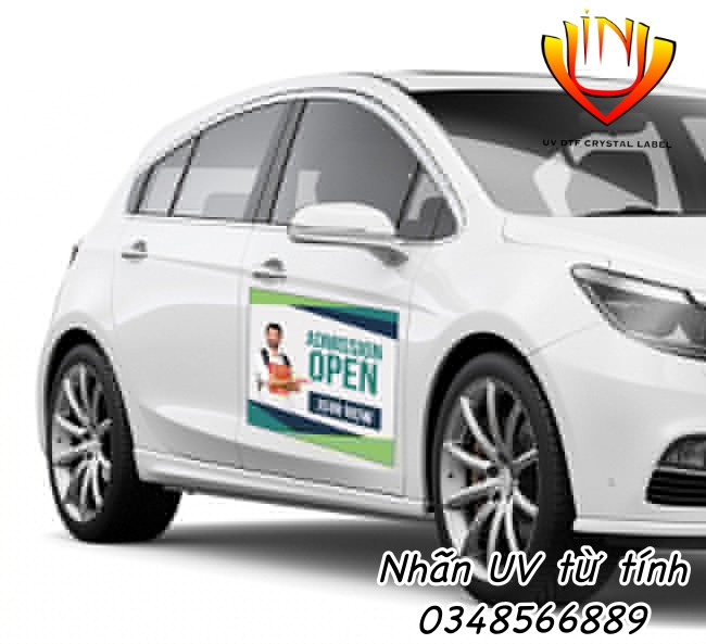 Decal UV từ tính dán xe, tủ lạnh dễ dàng thay thế - Magnetic Decal, Sticker - Ảnh 6