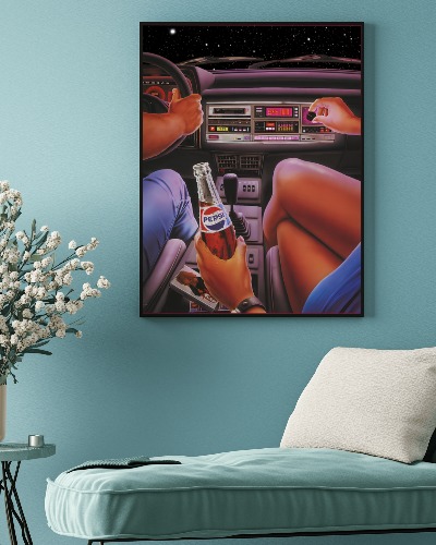 00003 - Chill with me - Tranh decor UV - Ảnh 3