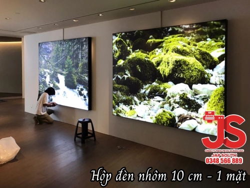 Hộp đèn vải 1 mặt độ dày 10 cm - fabric light box 10cm - Ảnh 16