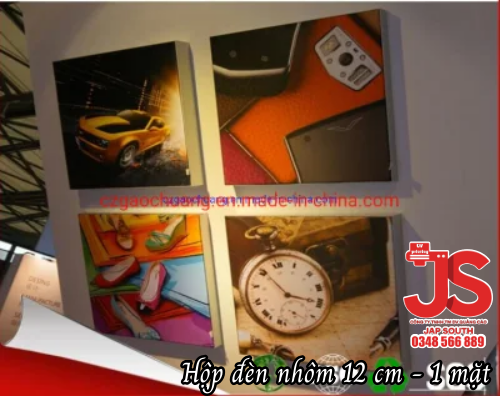 Hộp đèn vải 1 mặt độ dày 12cm - fabric light box 12 - Ảnh 12