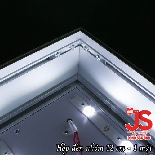 Hộp đèn vải 1 mặt độ dày 12cm - fabric light box 12 - Ảnh 9