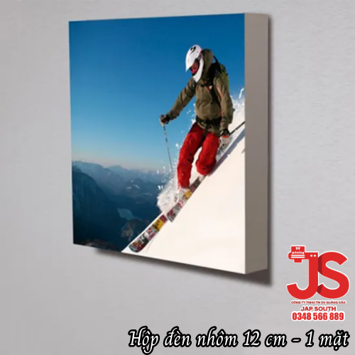 Hộp đèn vải 1 mặt độ dày 12cm - fabric light box 12 - Ảnh 8