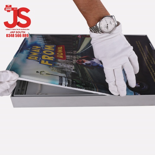 Hộp đèn vải 1 mặt độ dày 5 cm - fabric light box 5 cm