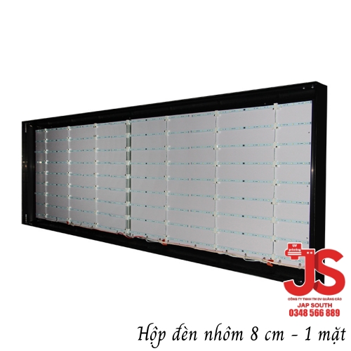 Hộp đèn vải 1 mặt độ dày 8 cm - fabric light box 8cm - Ảnh 6