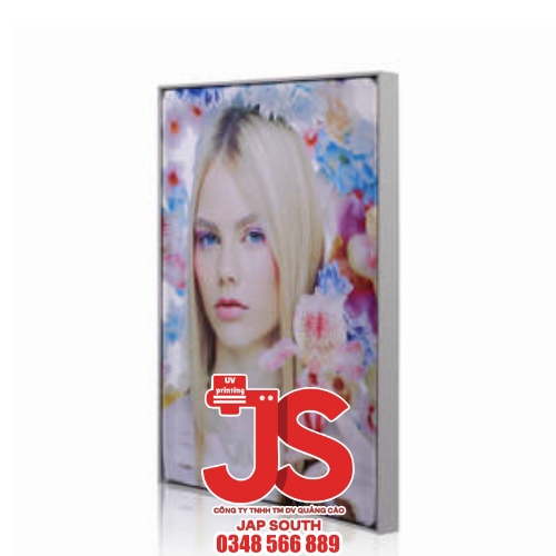 Hộp đèn vải 1 mặt độ dày 5 cm - fabric light box 5 cm - Ảnh 7