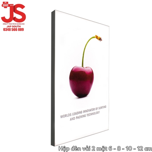 Hộp đèn vải Kapu hai mặt độ dày 6 - 8 - 10 - 12 cm - Ảnh 3