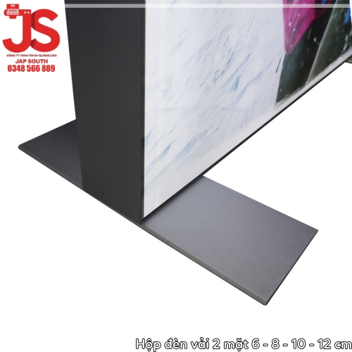 Hộp đèn vải Kapu hai mặt độ dày 6 - 8 - 10 - 12 cm - Ảnh 5