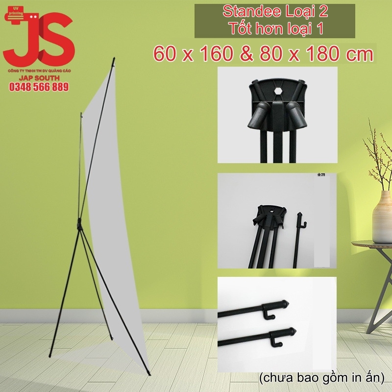 Standee khung chữ X loại 2