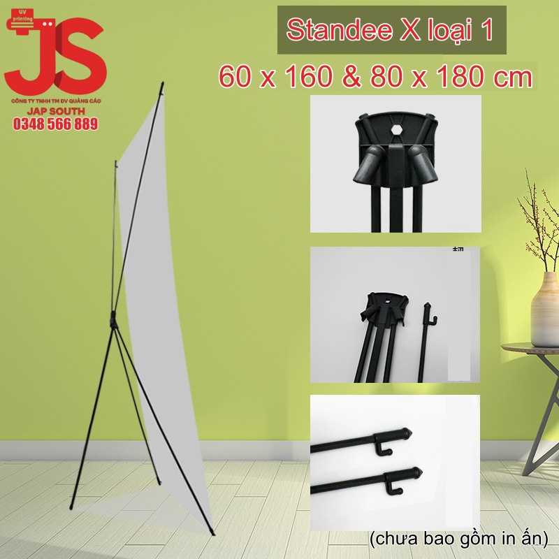 Standee khung chữ X loại 1